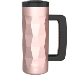 Best Pirce 🔔 Zak Holiday Rose Gold 16 Oz. Stainless Steel Vacuum Insulated Fractal Mug With Lid 👏