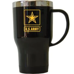 Promo 😉  Other Brands Army 16 Oz. Travel Tumbler With Handle And Slide Lid 🔔