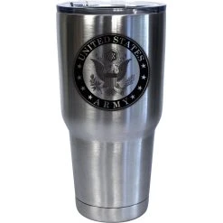 Best Pirce ⭐ Other Brands Army Stainless Steel Tumbler Army Seal 30 Oz. 👍