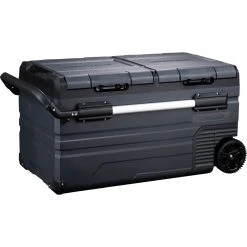 Outlet 🤩 New Air LLC NewAir Portable 80 Qt. Electric Car Cooler Dual Zone Fridge Freezer ✨