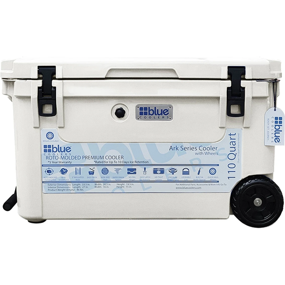 Budget ๐ Blue Coolers 110 Qt. Ark Series With Wheels Rotomolded Cooler โ 1 Budget ๐ Blue Coolers 110 Qt. Ark Series With Wheels Rotomolded Cooler โ