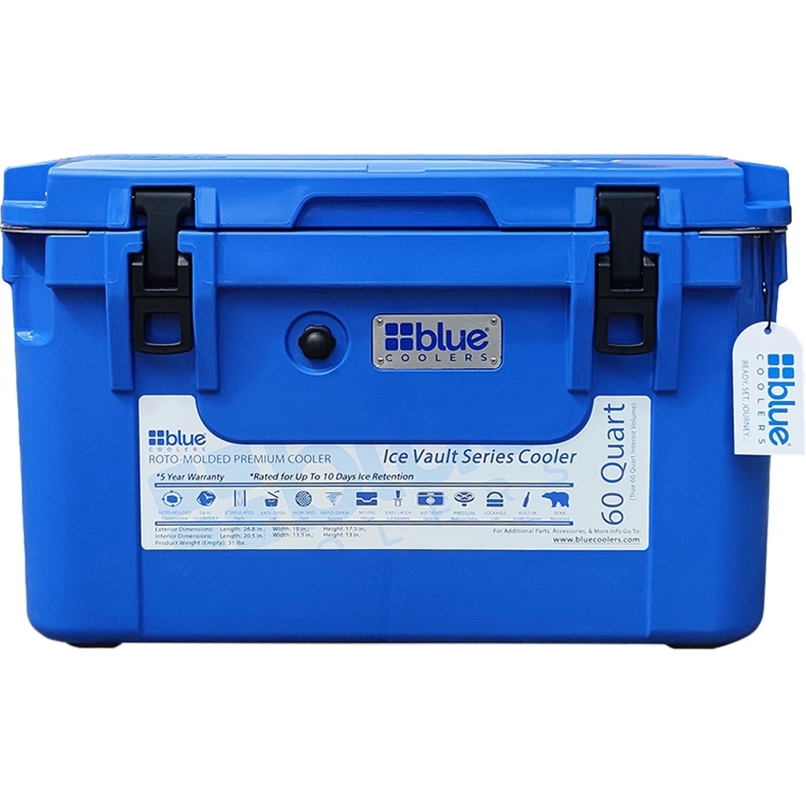 Outlet ⌛ Blue Coolers 60 Qt. Ice Vault Series Rotomolded Cooler ⭐ 1 Outlet ⌛ Blue Coolers 60 Qt. Ice Vault Series Rotomolded Cooler ⭐