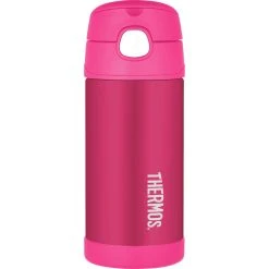 Outlet ✔️ Thermos FUNtainer Vacuum Insulated Stainless Steel Bottle 12 Oz. ✔️
