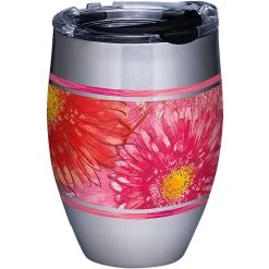 Discount 🤩 Tervis Tumblers COLOSSAL DAISY STAINLESS 12 OZ ✔️