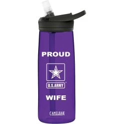 Best reviews of 👏 Camelbak Proud Army Wife 0.75 L Water Bottle, Purple ⌛