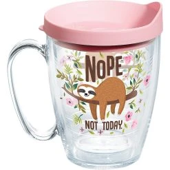Outlet ⭐ Tervis Tumblers SLOTH NOPE NOT TODAY MUG 👍