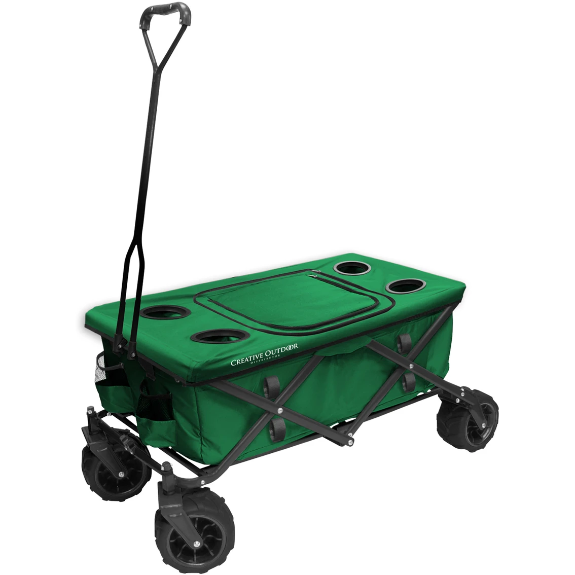 Deals ⌛ Creative Outdoor All Terrain Folding Wagon With Tabletop Cooler ⭐ 2 Deals ⌛ Creative Outdoor All Terrain Folding Wagon With Tabletop Cooler ⭐ - Image 2