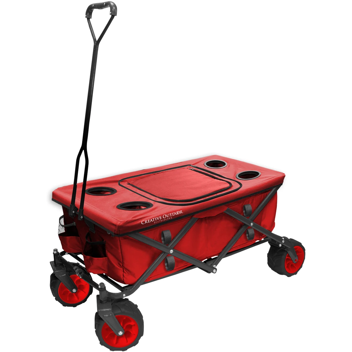 Deals ⌛ Creative Outdoor All Terrain Folding Wagon With Tabletop Cooler ⭐ 6 Deals ⌛ Creative Outdoor All Terrain Folding Wagon With Tabletop Cooler ⭐ - Image 6