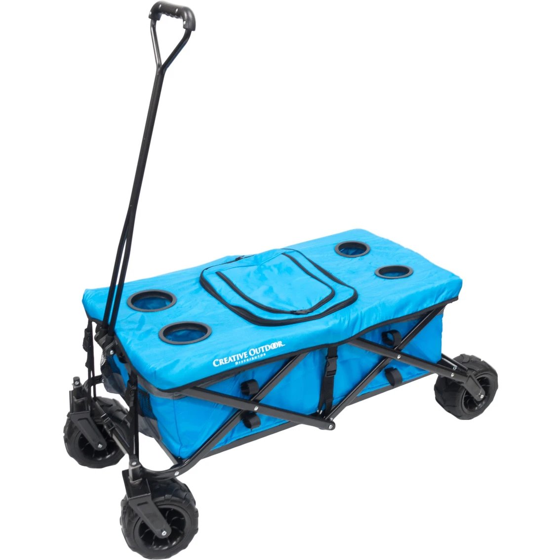 Deals ⌛ Creative Outdoor All Terrain Folding Wagon With Tabletop Cooler ⭐ 7 Deals ⌛ Creative Outdoor All Terrain Folding Wagon With Tabletop Cooler ⭐ - Image 7