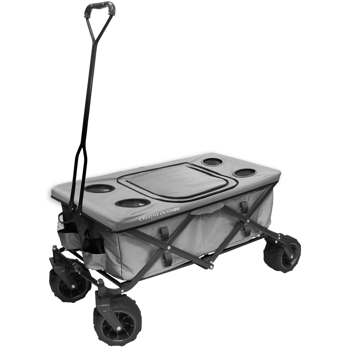 Deals ⌛ Creative Outdoor All Terrain Folding Wagon With Tabletop Cooler ⭐ 8 Deals ⌛ Creative Outdoor All Terrain Folding Wagon With Tabletop Cooler ⭐ - Image 8
